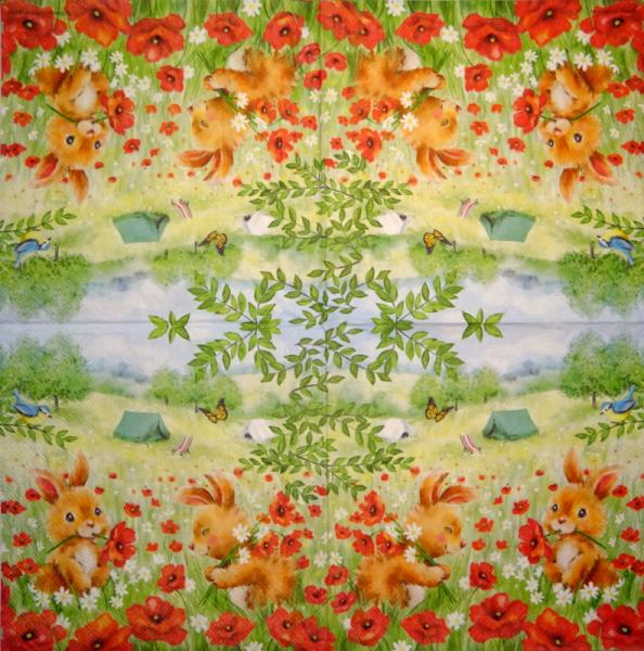 999.088 Rabbits:  unnatürlich - 3-ply - ppd - C.Pabst